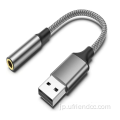 USBヘッドフォンアダプターUSBからコンピューターサウンドカード